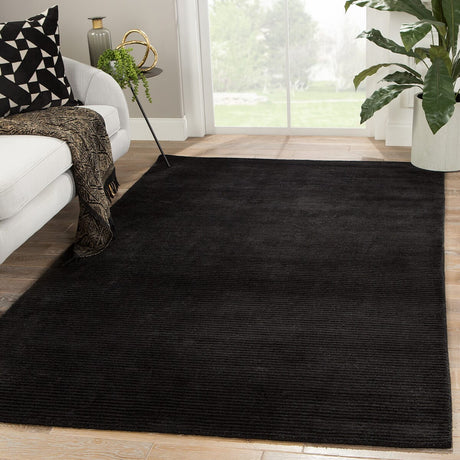 Jaipur Basis Basis Bi32 Black Rugs.