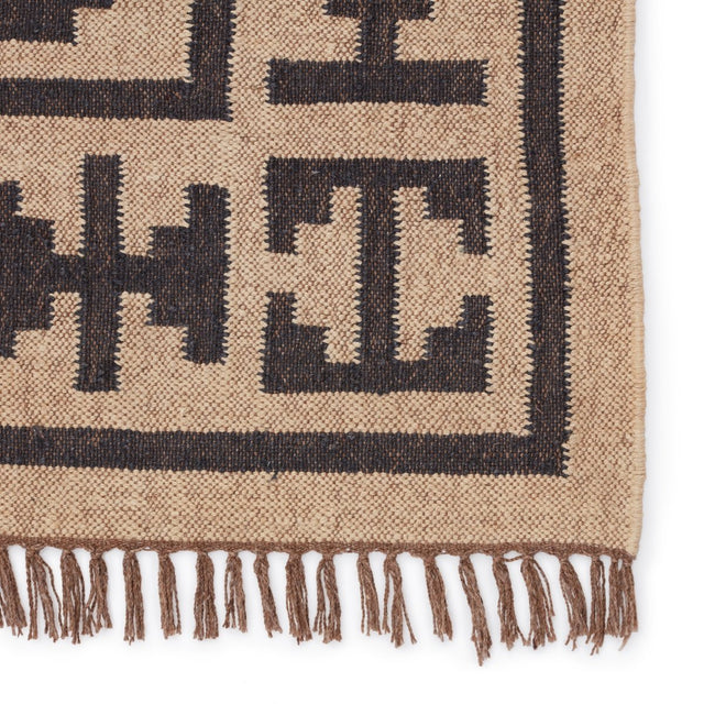 Jaipur Bedouin Jaima Bd24 Beige/Black Rugs.