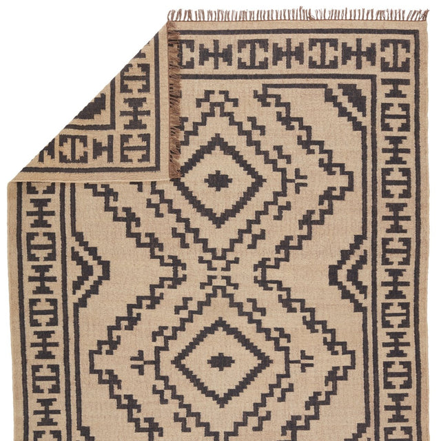 Jaipur Bedouin Jaima Bd24 Beige/Black Rugs.