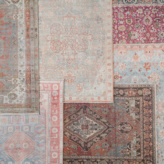 Jaipur Boheme Fay Boh15 Orange/Light Blue Rugs.