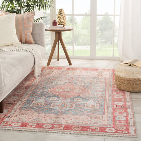 Jaipur Boheme Fiddler Boh16 Pink/Blue Rugs.