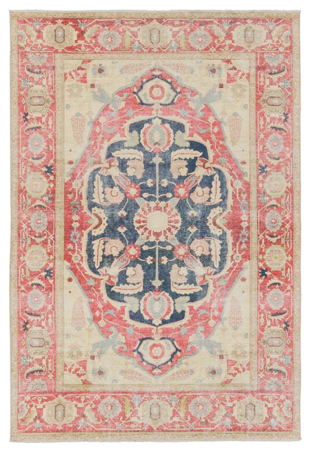 Jaipur Boheme Kadi Boh23 Red/Blue Rug.