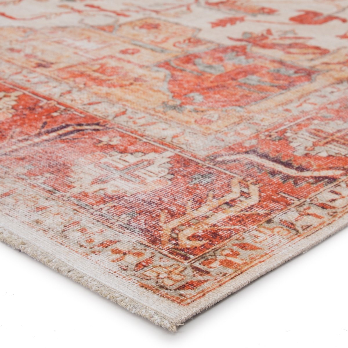 Jaipur Boheme Rhoda Boh01 Orange/Ivory Rug.