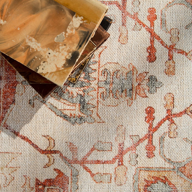 Jaipur Boheme Rhoda Boh01 Orange/Ivory Rug.