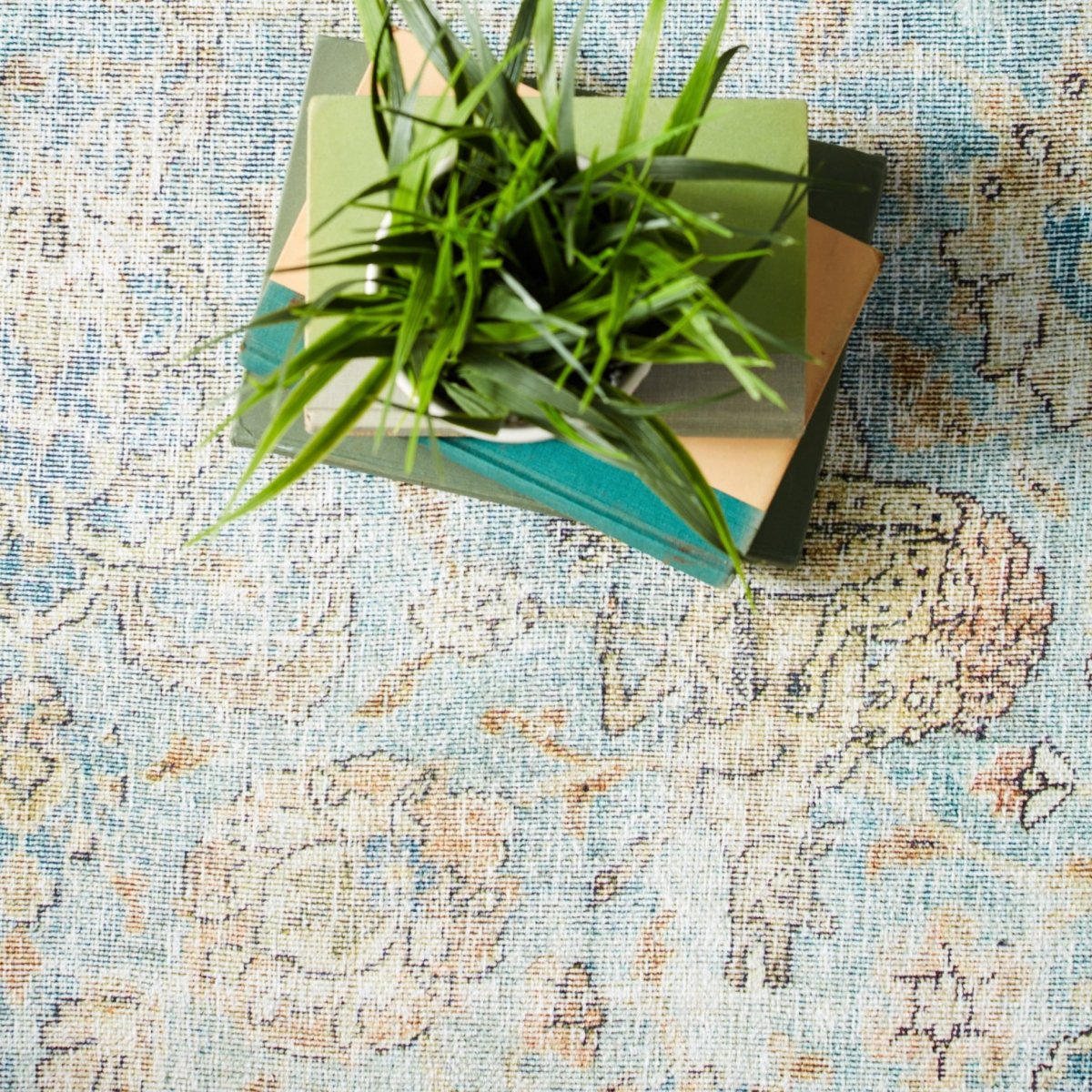 Jaipur Boheme Stag Boh17 Teal/Gold Rugs.