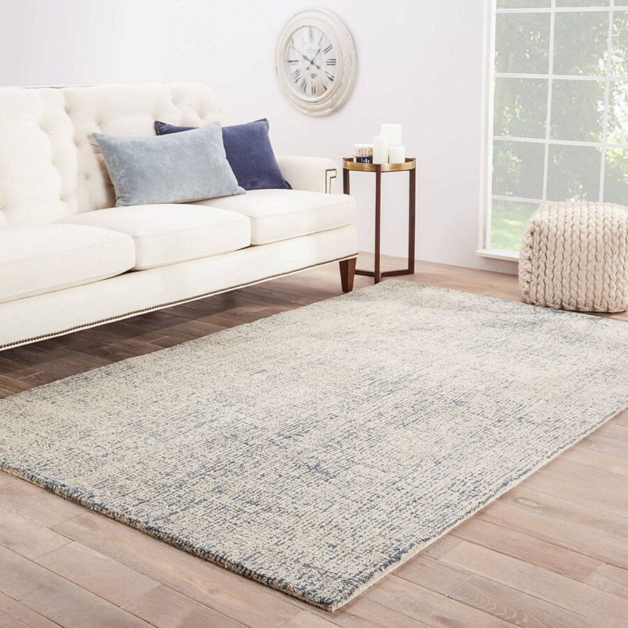 Jaipur Britta Oland Brt03 White Ice / Blue Print Rugs.