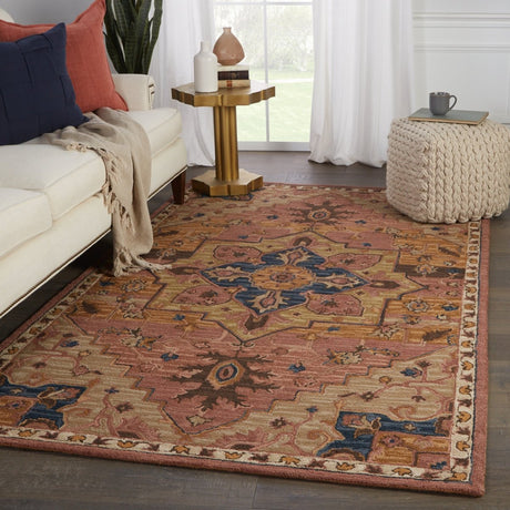 Jaipur Cardamom Cressida Com06 Dark Pink/Blue Rugs.