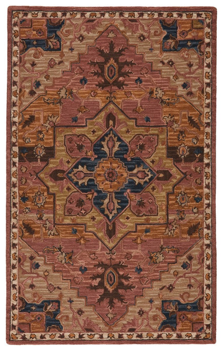Jaipur Cardamom Cressida Com06 Dark Pink/Blue Rugs.