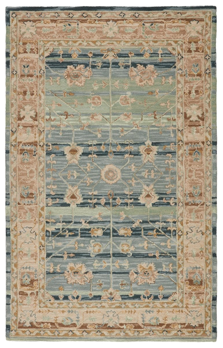 Jaipur Cardamom Jensine Com08 Blue/Beige Rugs.