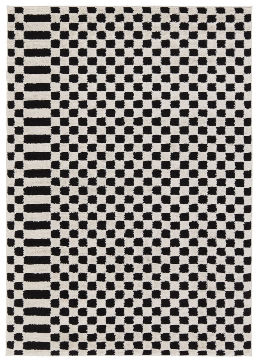 Jaipur Casa By Label J Casa Jid23 White/Black Rug.