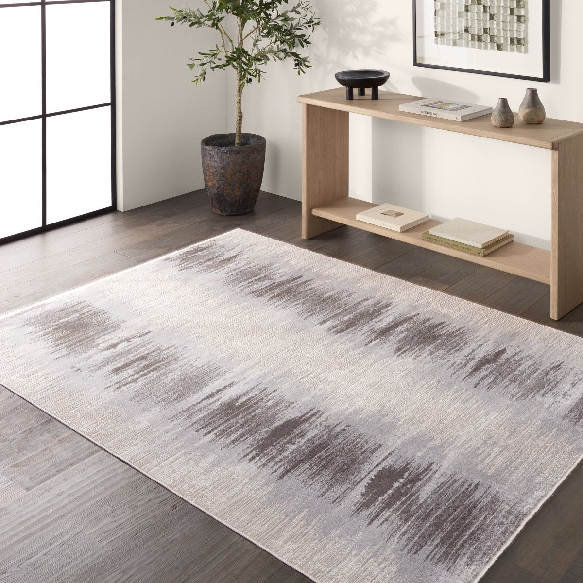 Jaipur Cassius By Label J Cassius Ebc13 Light Gray/Taupe Rug.