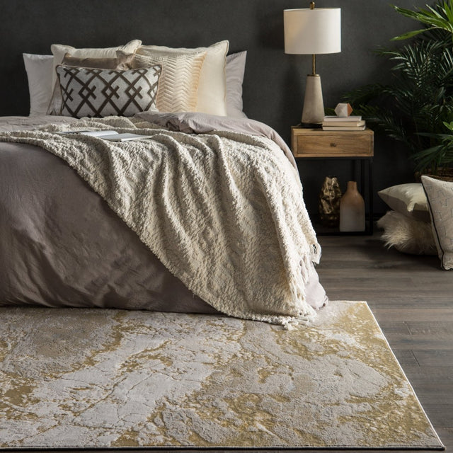 Jaipur Catalyst Cisco Cty02 Gray/Gold Rugs.