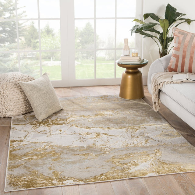 Jaipur Catalyst Cisco Cty02 Gray/Gold Rugs.