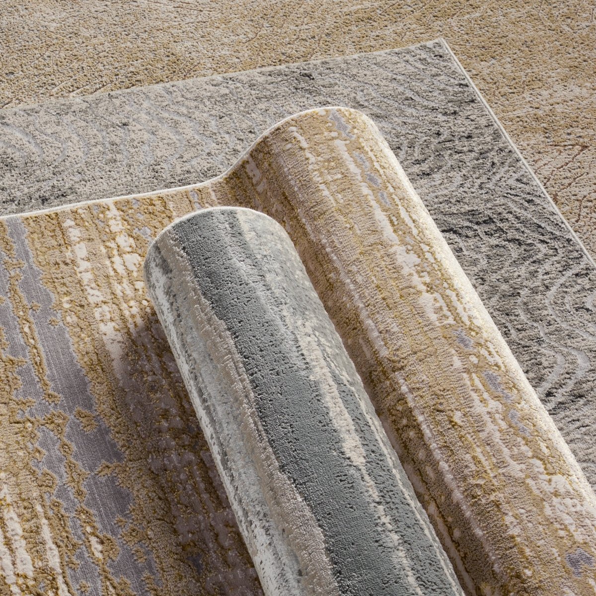 Jaipur Catalyst Conclave Cty15 Gold/Cream Rug.