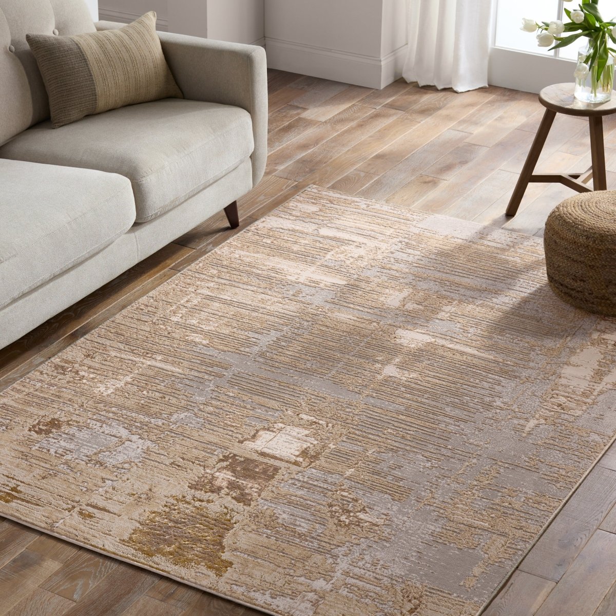 Jaipur Catalyst Flight Cty35 Gray/Brown Rug.