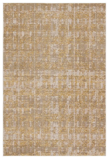 Jaipur Catalyst Gimeas Cty27 Gold/Taupe Rug.