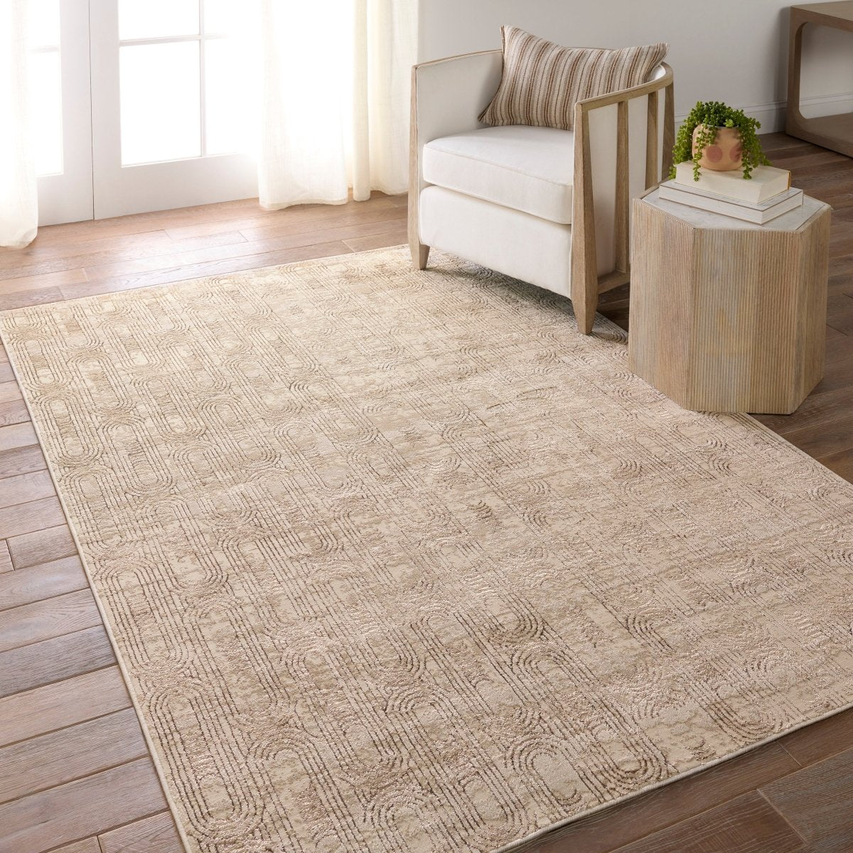 Jaipur Catalyst Gimeas Cty28 Gold/Beige Rug.