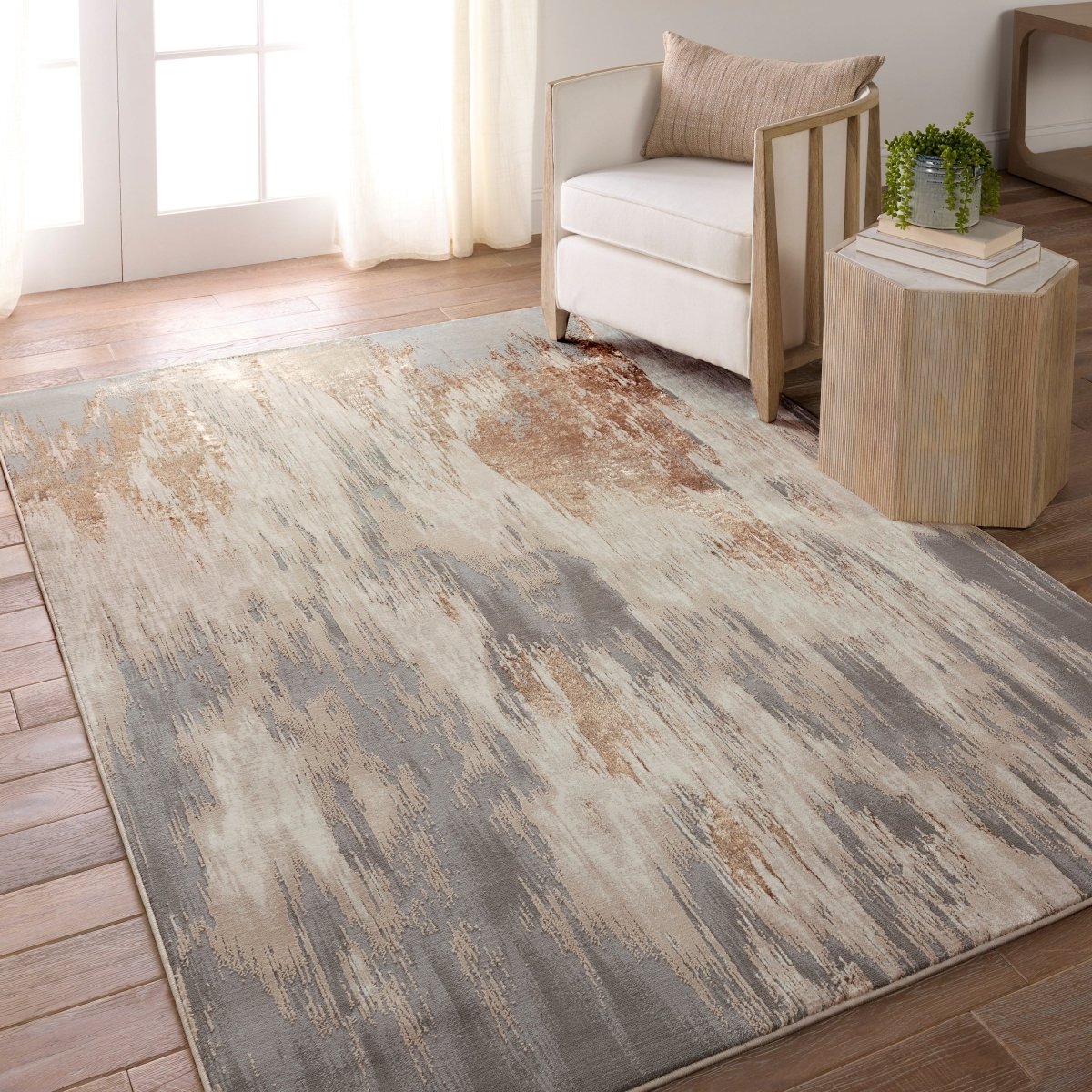 Jaipur Catalyst Ulysses Cty23 Taupe/Gray Rug.