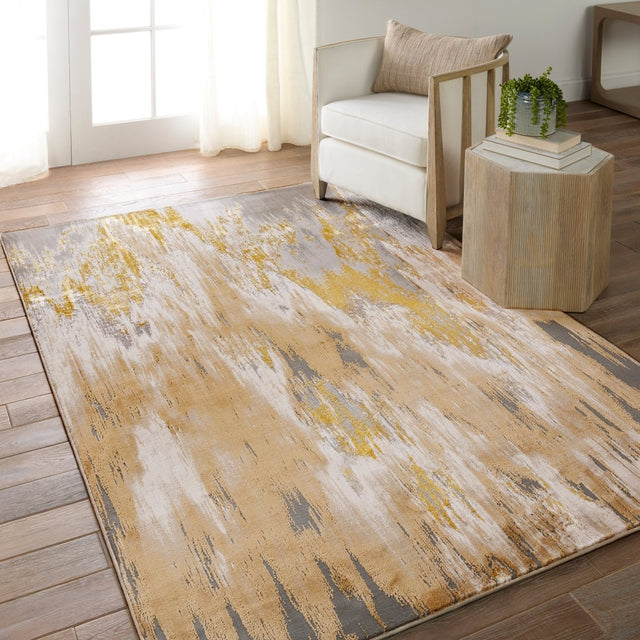 Jaipur Catalyst Ulysses Cty24 Gold/Gray Rug.