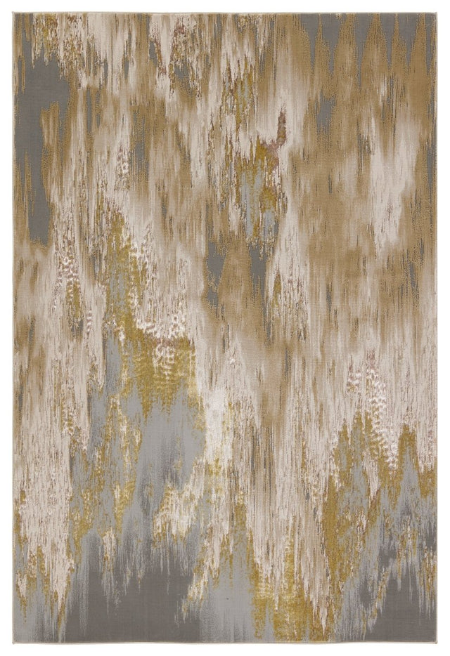 Jaipur Catalyst Ulysses Cty24 Gold/Gray Rug.