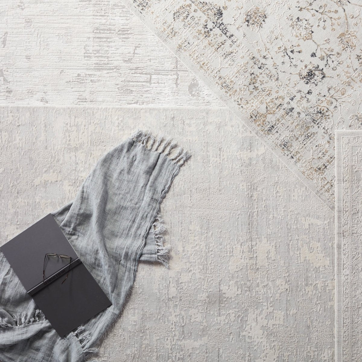 Jaipur Cirque Alcina Ciq40 Light Gray/Cream Rugs.