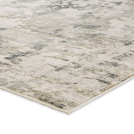 Jaipur Cirque Lynne Ciq01 White Sand / Mourning Dove Rugs.