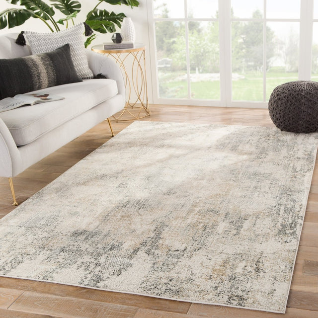 Jaipur Cirque Ramsey Ciq34 Gray/Gold Rug.