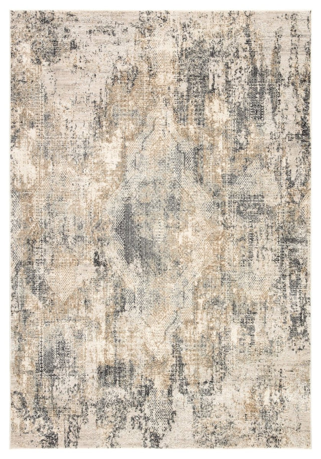 Jaipur Cirque Ramsey Ciq34 Gray/Gold Rug.