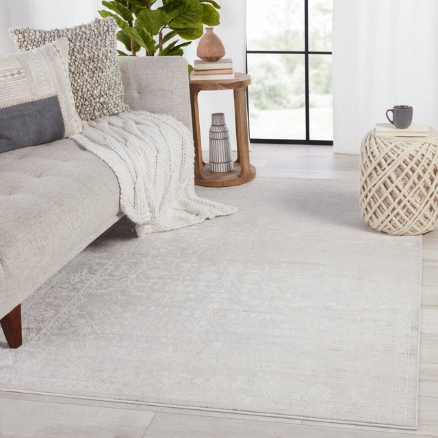 Jaipur Cirque Riella Ciq41 Light Gray/Cream Rugs.