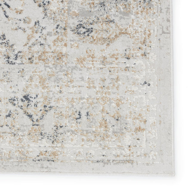 Jaipur Cirque Vida Ciq43 Light Gray/Gold Rugs.