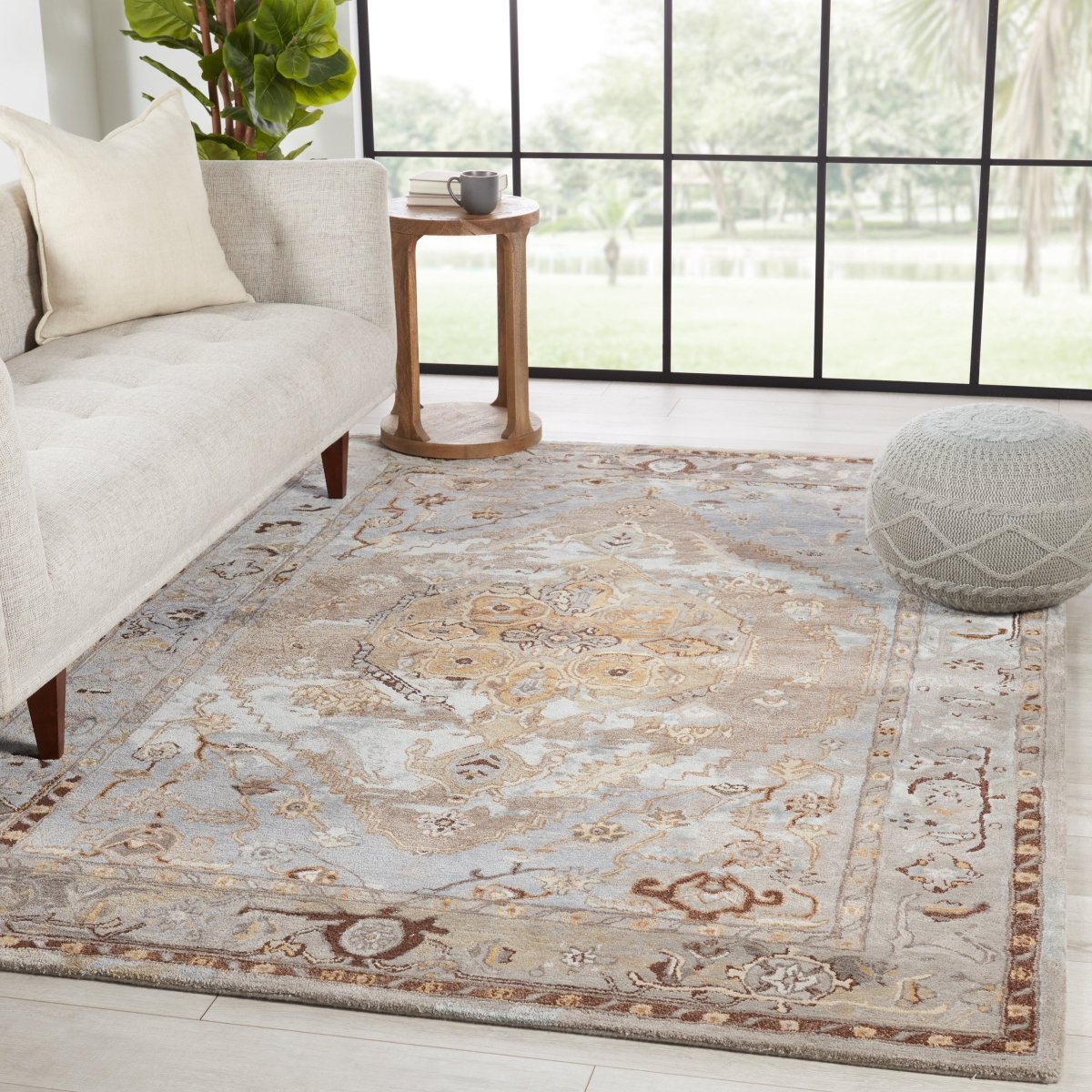 Jaipur Citrine Raisa Cit11 Gray Rug.
