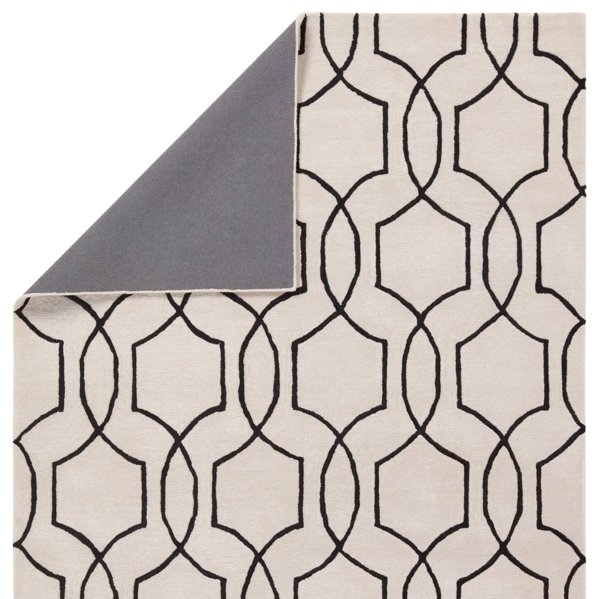 Jaipur City Arae Ct123 White/Black Rug.