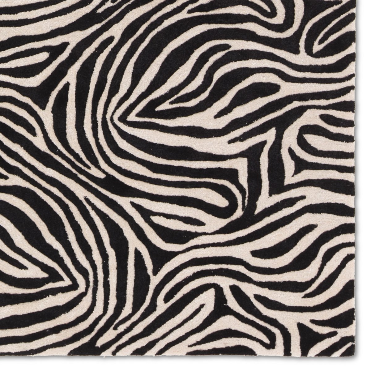 Jaipur Clayton Collide Cln18 Black/White Rug.