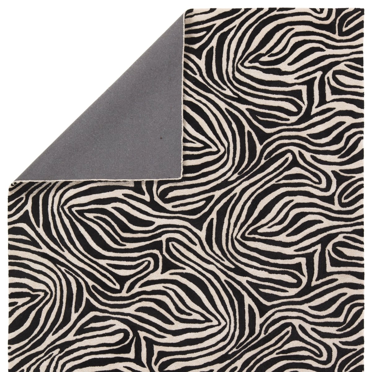 Jaipur Clayton Collide Cln18 Black/White Rug.