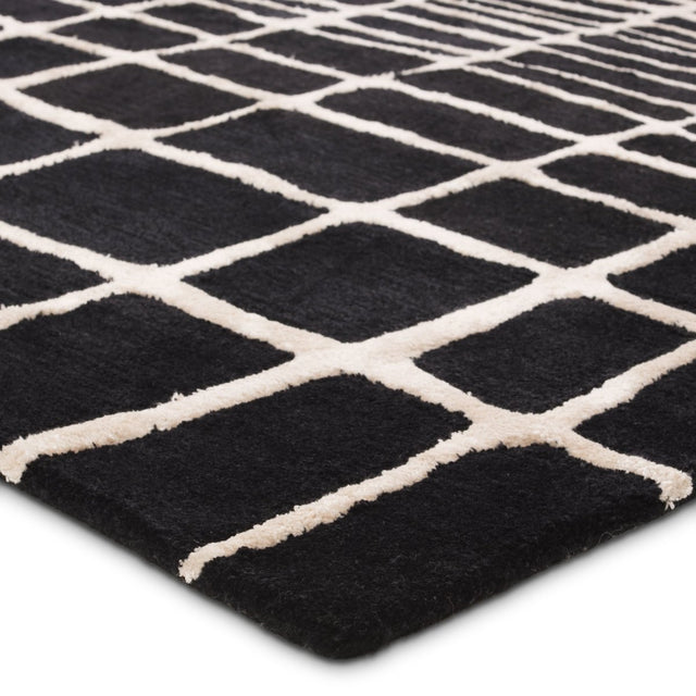 Jaipur Clayton Innate Cln17 Black/White Rug.