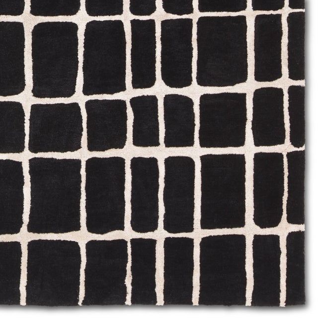 Jaipur Clayton Innate Cln17 Black/White Rug.
