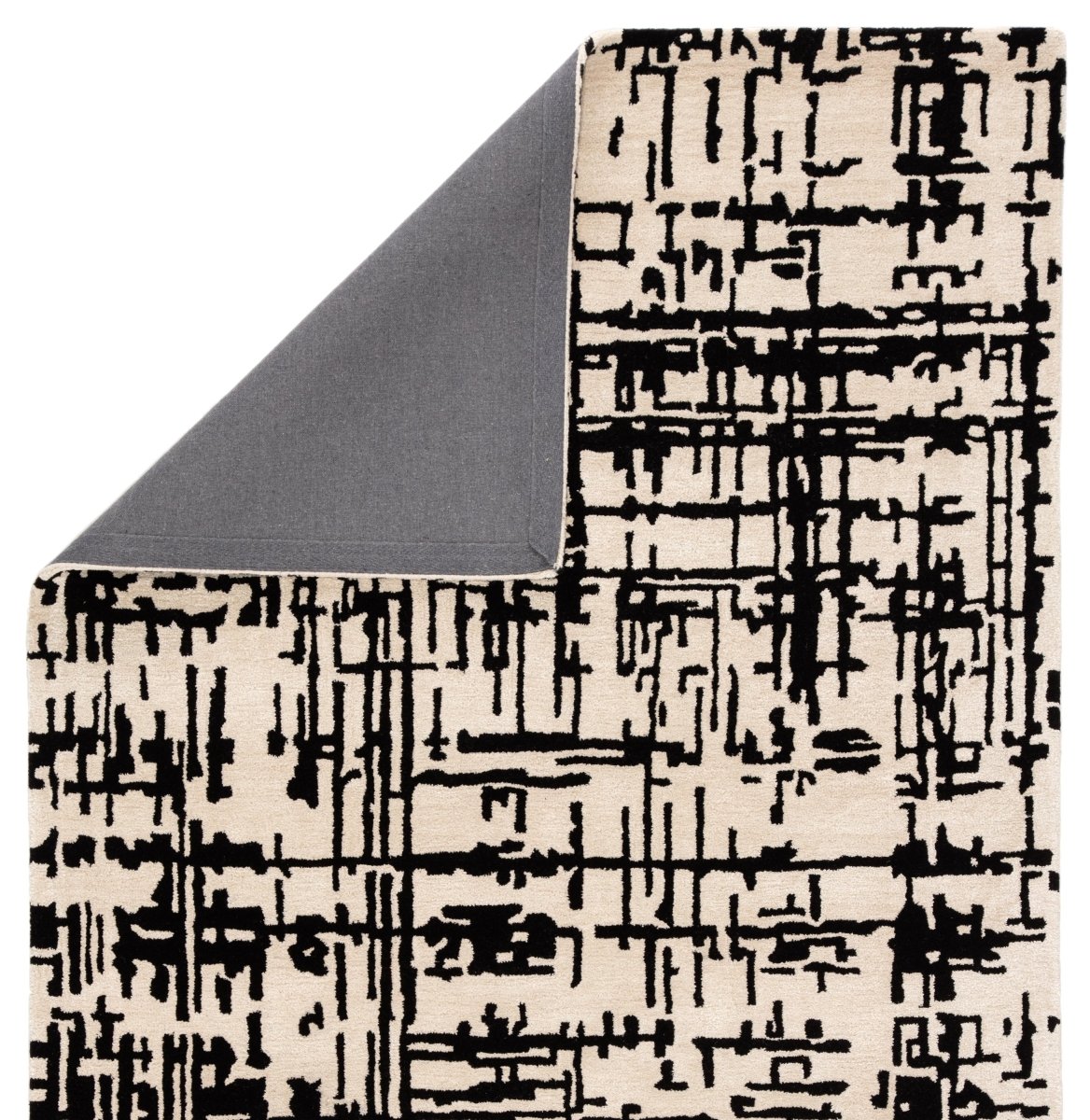 Jaipur Clayton Pals Cln15 Cream/Black Rugs.