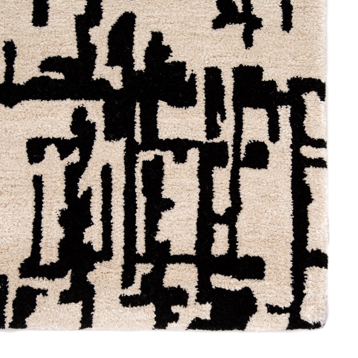 Jaipur Clayton Pals Cln15 Cream/Black Rugs.