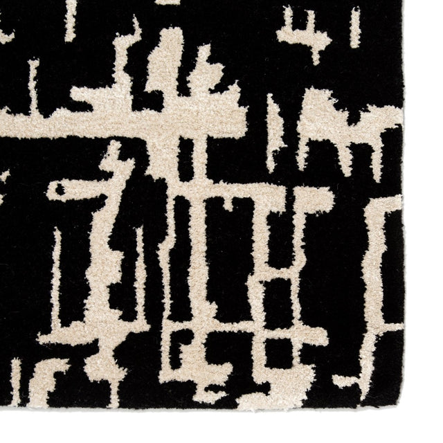 Jaipur Clayton Pals Cln16 Black/Cream Rugs.