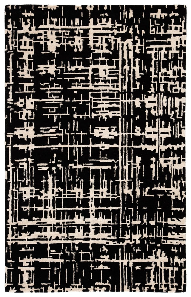 Jaipur Clayton Pals Cln16 Black/Cream Rugs.