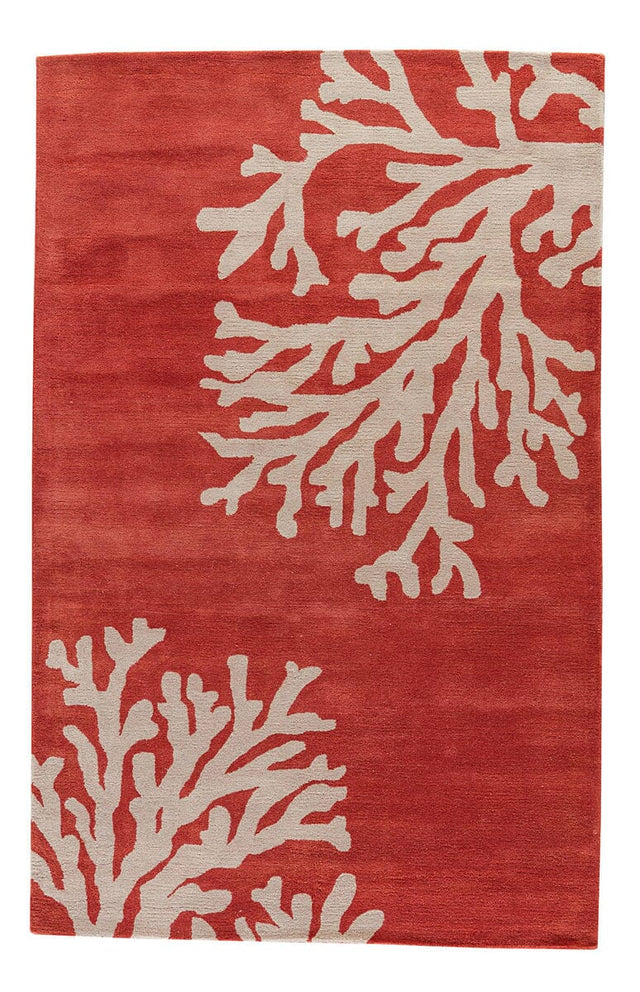 Jaipur Coastal Seaside Bough Cos02 Apricot Brandy / Doeskin Rugs.