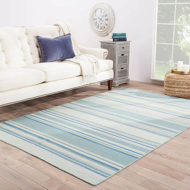 Jaipur Coastal Shores Kiawah Coh07 Harbor Gray / Dusty Turquoise Rugs.