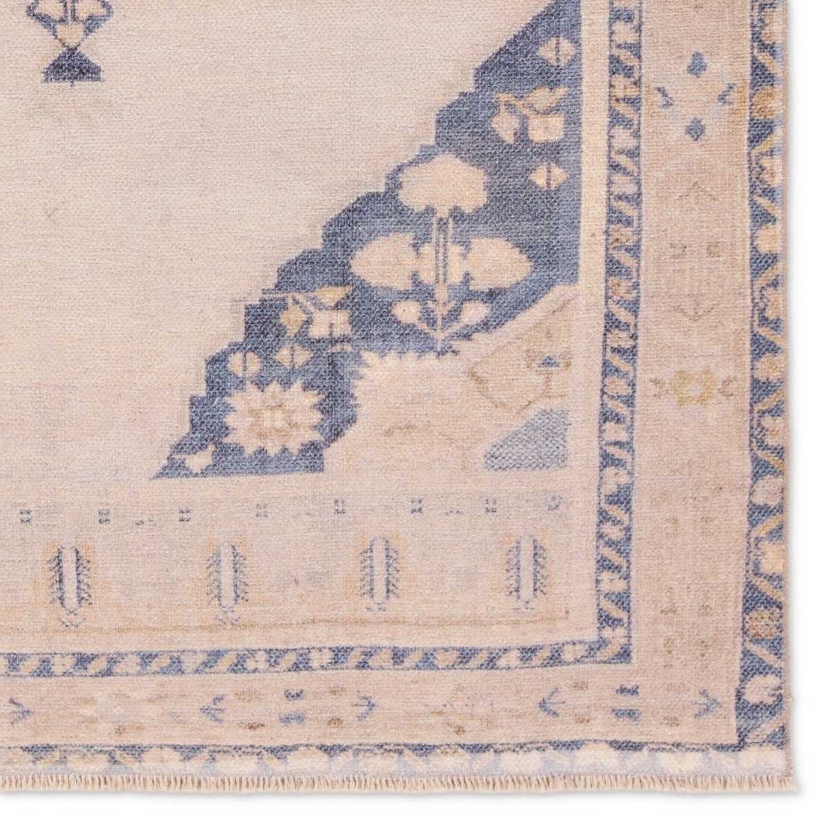 Jaipur Debolo By Label J Debolo Lml05 Tan/Blue Rug.
