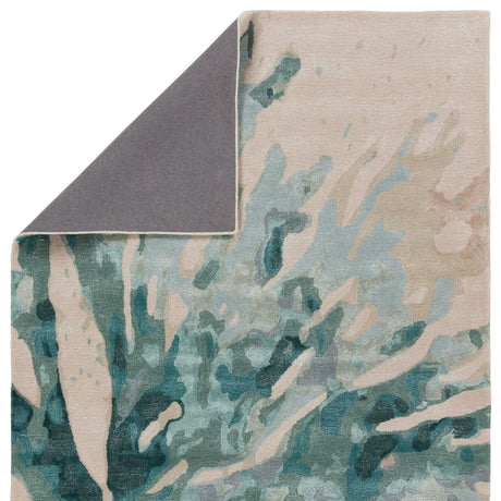 Jaipur Delray Atoll Del02 Teal/Sage Rug.
