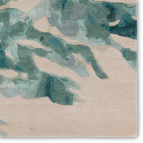 Jaipur Delray Atoll Del02 Teal/Sage Rug.