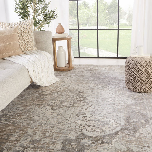 Jaipur En Blanc Ginevra Ebc04 Gray/Ivory Rugs.