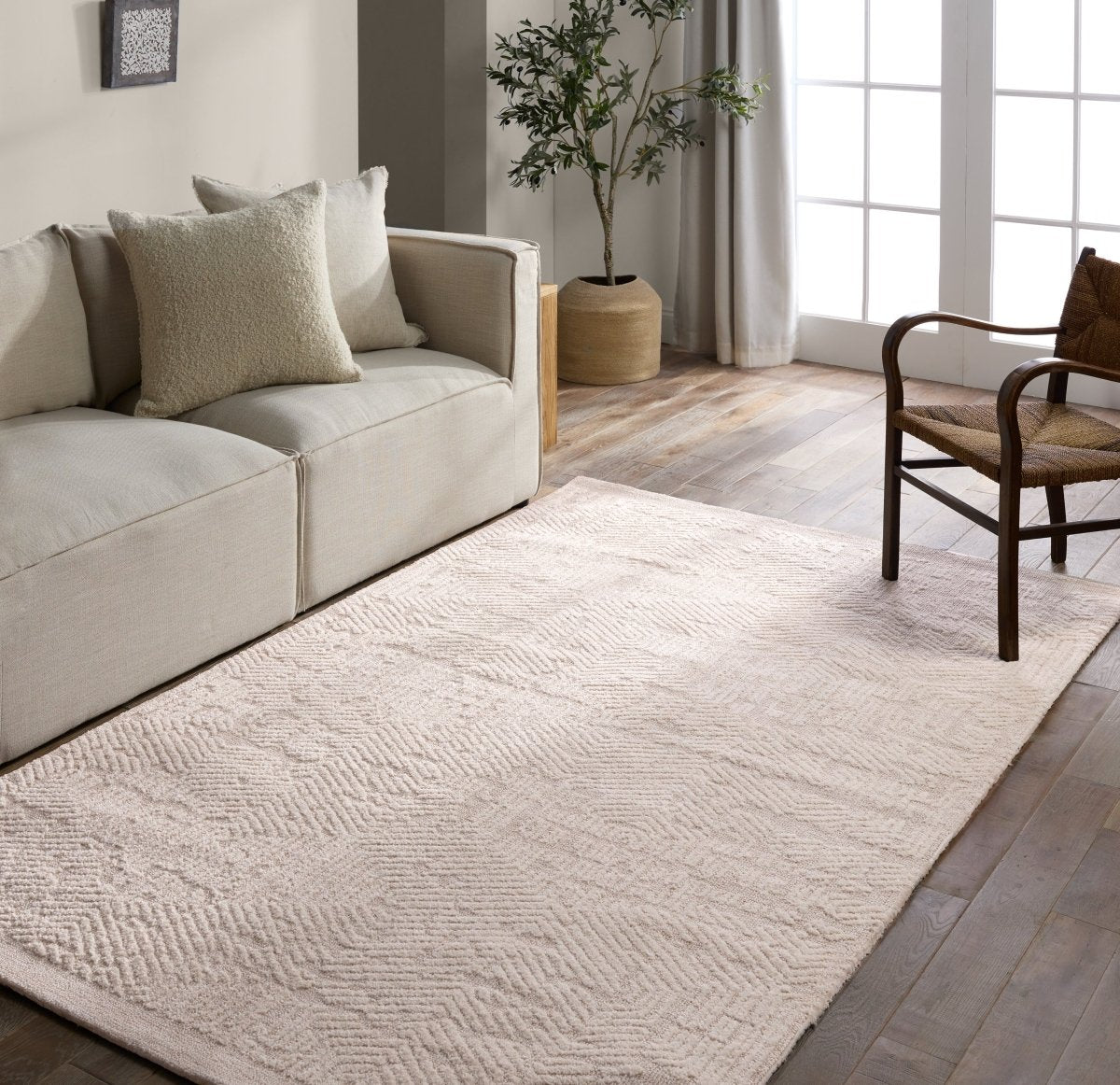 Jaipur Erwin By Label J Erwin Atm01 White Rug.