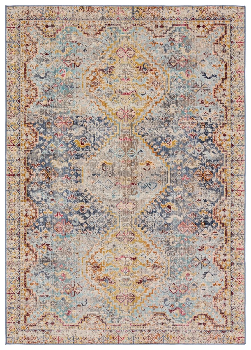 Jaipur Esquire By Label J Esquire Beq01 Blue/Multicolor Rug.