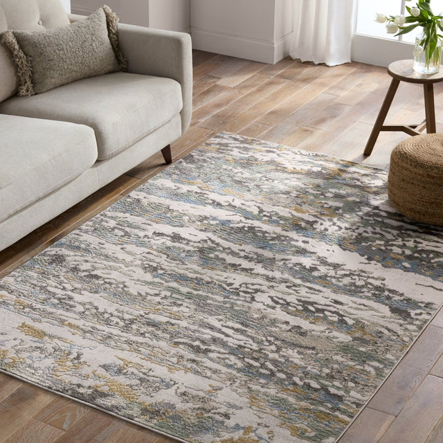 Jaipur Etosha By Label J Etosha Mel13 Blue/Gray Rug.