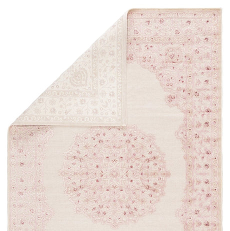 Jaipur Fables Malo Fb123 Pink/White Rug.